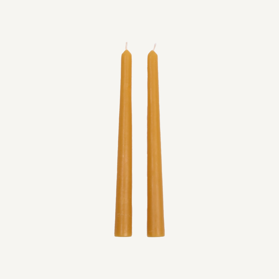 Beeswax Taper Candles - Raw