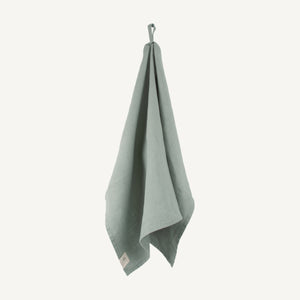 Linen Tea Towel - Green Millieu
